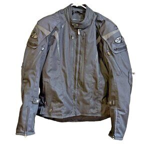 Joe Rocket Protective Black Motorcycle Jacket Men’s Sz M with Removable Armor